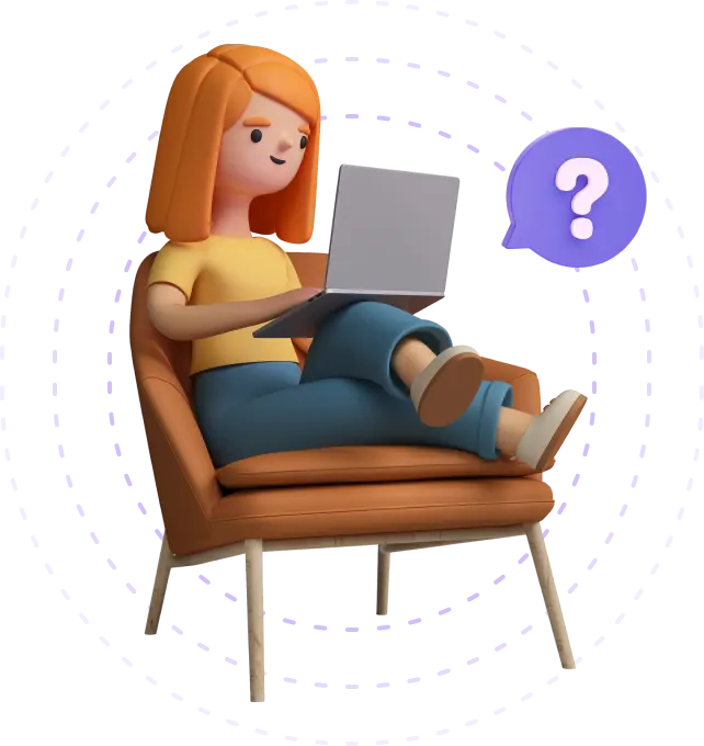 girl with laptop